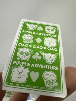 1998 Pokemon pipipi Adventure Playing Cards Deck Ciao Appendix Japanese Vintage - Image 4