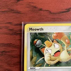 Pokemon TCG Meowth Black Star Promos Holo Card 13 LP/NM Condition - Image 2