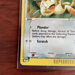 Pokemon TCG Meowth Black Star Promos Holo Card 13 LP/NM Condition - Image 5