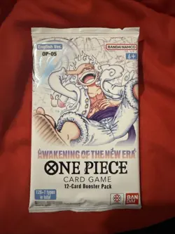 Bandai One Piece OP05 - Awakening of the New Era 12-card Booster Pack ENGLISH - Image 1