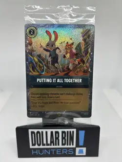 Zootopia 2 “Putting It All Together” Disney Lorcana Promo Trading Card SEALED - Image 1
