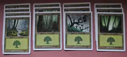 MTG Lot of 7th Edition Basic Lands - 109 Cards - White Border - NM - Image 2