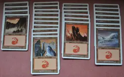 MTG Lot of 7th Edition Basic Lands - 109 Cards - White Border - NM - Image 3