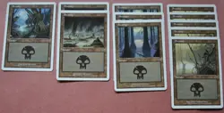 MTG Lot of 7th Edition Basic Lands - 109 Cards - White Border - NM - Image 5