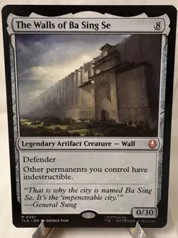 The Walls of Ba Sing Se Regular NM MTG Mythic Rare Legendary Wall - Image 1