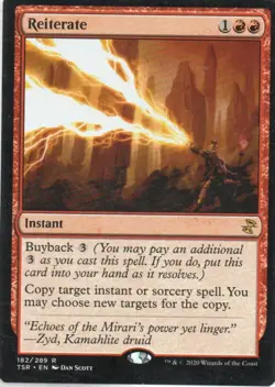 MTG: Time Spiral Remastered: Reiterate: Lightly Played Condition - Image 1