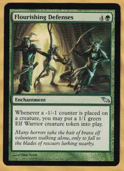 Flourishing Defenses (Shadowmoor, Uncommon, English, 2008) MTG - Image 1