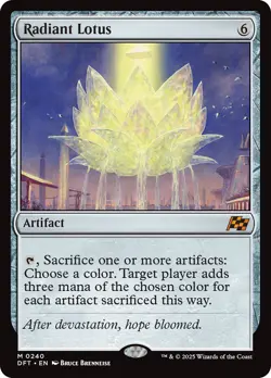 MTG Radiant Lotus - Aetherdrift #240 - Image 1
