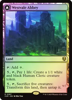 MTG FOIL Westvale Abbey Ormendahl Profane Prince - Innistrad Remastered #287 - Image 1