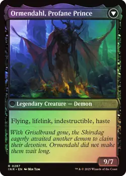 MTG FOIL Westvale Abbey Ormendahl Profane Prince - Innistrad Remastered #287 - Image 2