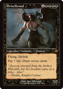 MTG Griselbrand Retro Frame - Innistrad Remastered #381 - Image 1