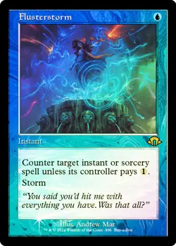 MTG FOIL Flusterstorm BuyaBox Retro Frame - Promo: General #496 - Image 1