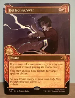 Deflecting Swat borderless Avatar Magic The Gathering MTG 2025 - Image 1