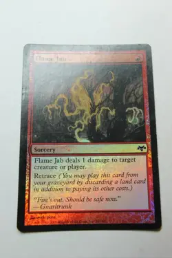 MTG Flame Jab x1-Foil -Eventide-Mod/Hvy Play - Image 1