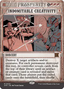 MTG Indomitable Creativity - Breaking News #025 - Image 1
