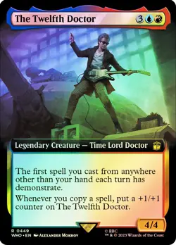 MTG FOIL The Twelfth Doctor Extended Art - Doctor Who Commander #449 - Image 1