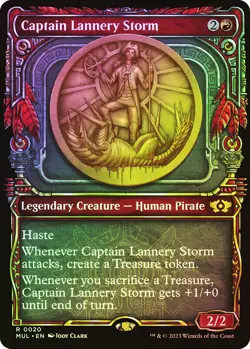 MTG FOIL Captain Lannery Storm Showcase - Multiverse Legends #020 - Image 1