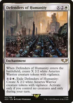 MTG Defenders of Humanity - Warhammer 40,000 Commander #011 - Image 1