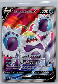 Pokemon TCG Fusion Strike Crabominable V 248 - Image 1