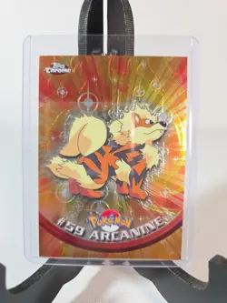 topps Pokemon TV Animation Edition Series 1 Holo Foil #59 Arcanine - Image 1