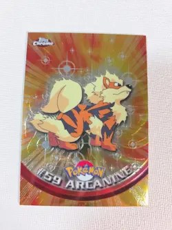 topps Pokemon TV Animation Edition Series 1 Holo Foil #59 Arcanine - Image 2