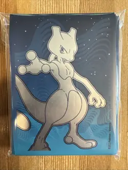 65 Pokemon Go Mewtwo ETB Card Holder Sleeves Protectors TCG OPENED/USED - Image 1