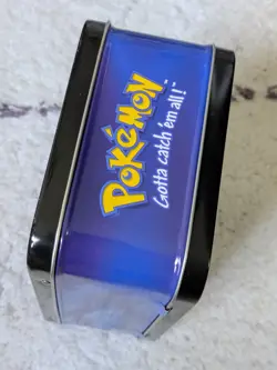 1999 Pokemon Team Rocket with Meowth Tin Lunch Box Storage Bin Vintage RARE - Image 4