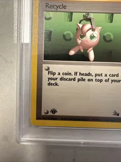PSA 10 RECYCLE 1ST EDITION FOSSIL 61 VINTAGE POKEMON 1999 Gem Mint - Image 4