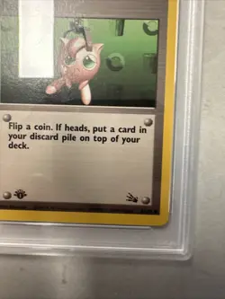 PSA 10 RECYCLE 1ST EDITION FOSSIL 61 VINTAGE POKEMON 1999 Gem Mint - Image 5