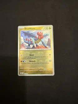 Druddigon Master Ball Reverse Holo 071/086 SV11W White Flare Pokemon TCG - Image 1