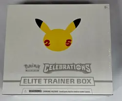 Pokemon Celebrations ETB Elite Trainer Box 25th Anniversary ETB - Image 1