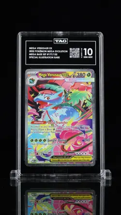 Pokemon Mega Evolution - Mega Venusaur Special Illustration Rare 177/132 TAG 10 - Image 1