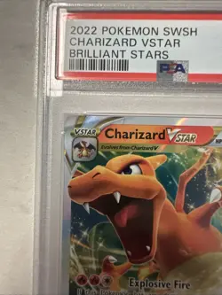 Charizard VSTAR 018/172 Brilliant Stars Holo Pokemon TCG PSA 10 GEM MT - Image 2