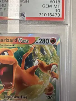 Charizard VSTAR 018/172 Brilliant Stars Holo Pokemon TCG PSA 10 GEM MT - Image 3