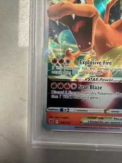 Charizard VSTAR 018/172 Brilliant Stars Holo Pokemon TCG PSA 10 GEM MT - Image 4