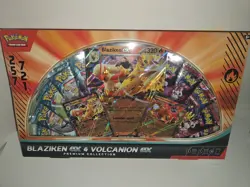 Pokemon TCG Blaziken ex & Volcanion ex Premium 2025 Amazon Holiday REFER TO PICS - Image 1