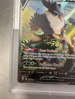 Honchkrow V # 162/172 | Pokemon TCG - 2022 Brilliant Stars | PSA 8 - Image 4