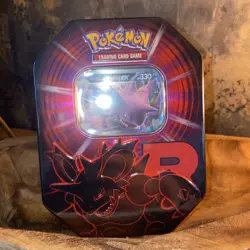 Pokemon TCG: Team Rocket Tin - Nidoking - Brand New & Factory Sealed - Image 1