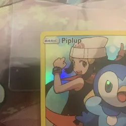Pokemon Piplup Full Art 239/236 Sun & Moon Cosmic Eclipse (MINT) PSA 10 WORTHY - Image 2