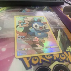 Pokemon Piplup Full Art 239/236 Sun & Moon Cosmic Eclipse (MINT) PSA 10 WORTHY - Image 5