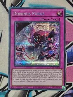 YuGiOh DOMINUS PURGE. MP25-EN095. PRISMATIC SECRET RARE - Image 1