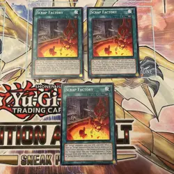 Yugioh! Scrap Factory PRIO-EN066 x3 Playset Common 1st Edition NM - Image 1