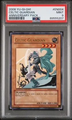 Celtic Guard YAP1 PSA 9 Ultra Rare Takahashi Promo #EN004 Yugioh 2008 - Image 1