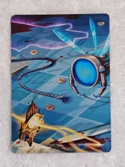 MTG Full Art Clue A41 Spy Glass Token 14 Murders at Karlov Manor Magic Card NM - Image 1