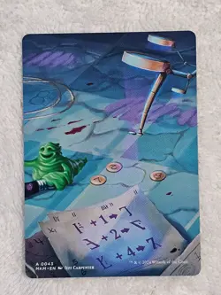 MTG Full Art Clue A43 Sword Token 16 Murders at Karlov Manor Magic Card NM - Image 3