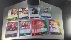 One Piece Tcg Lot Of 126 Cards All Rated Holos Mixed Random Sets Collection - Image 2
