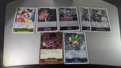One Piece Tcg Lot Of 126 Cards All Rated Holos Mixed Random Sets Collection - Image 4