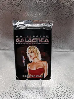RARE Battlestar Galactica CCG Collectible Card Game BOOSTER PACK NEW SEALED - Image 1