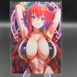 Rias Gremory Anime Waifu Card Doujin ACG Goddess Holo - Image 2