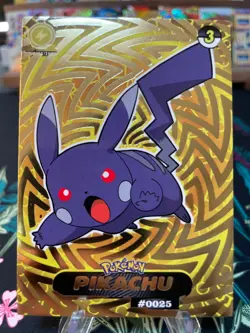 Shadow Pikachu #25 - Gold Holo - Crystal Collection 2024 - Pokemon Card - Image 1